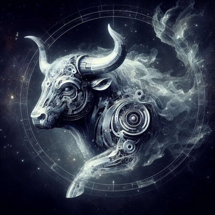DALL-E 3: dark shot, ethereal semi-ghost taurus, biomechanical details, hyperdetailed, metal DALL-E 3: dark shot, ethereal semi-ghost taurus, biomechanical details, hyperdetailed, metal